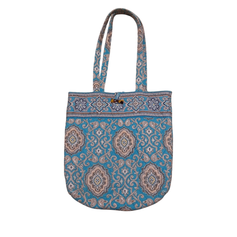 Vera Bradley Blue Patterned Tote Bag